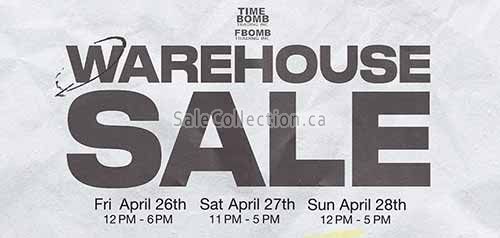 Timebomb Trading Warehouse Sale 2024
