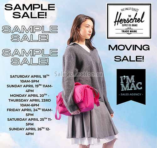 Herschel Supply Sample Sale 2026